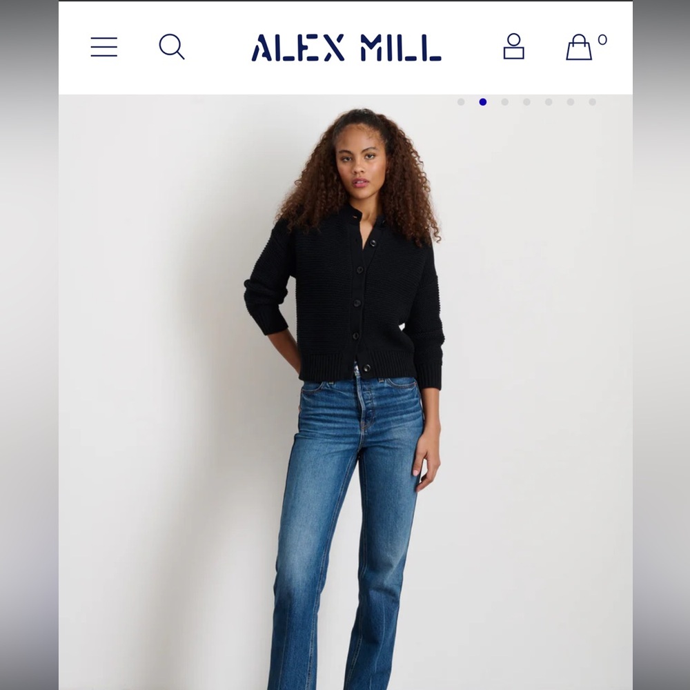 Alex Mill Nico Cardigan (Black)